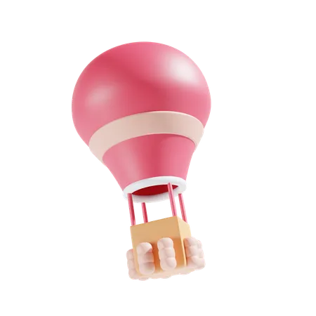 Hot Air Balloon  3D Icon