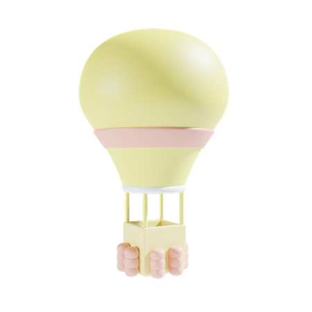 Hot Air Balloon  3D Icon