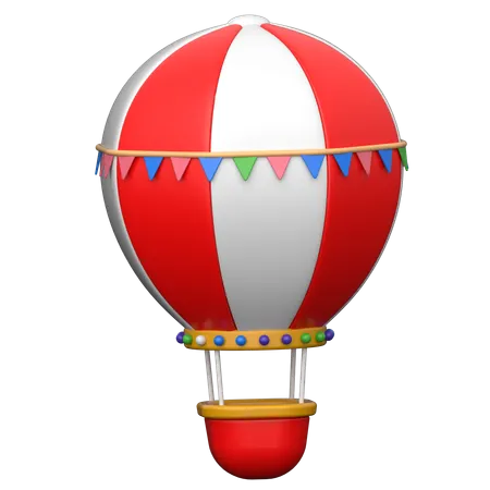 Hot Air Balloon  3D Icon