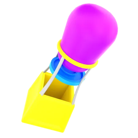 Hot Air Balloon  3D Icon