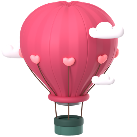 Hot Air Balloon  3D Icon