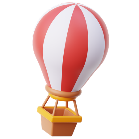 Hot Air Balloon  3D Icon