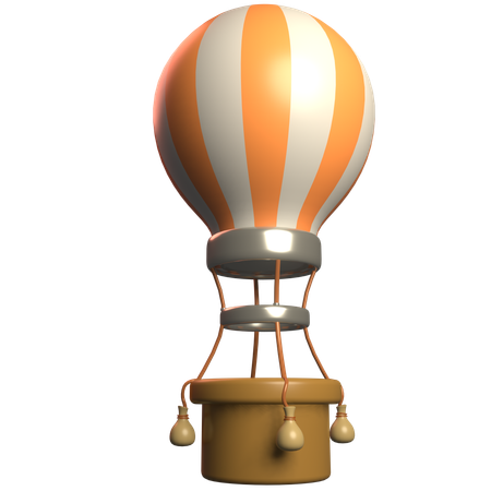 Hot Air Balloon  3D Icon