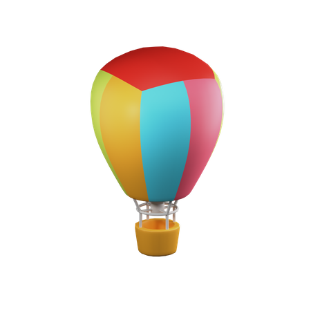 Hot Air Balloon  3D Icon