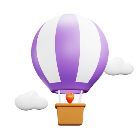 Hot Air Balloon  3D Icon