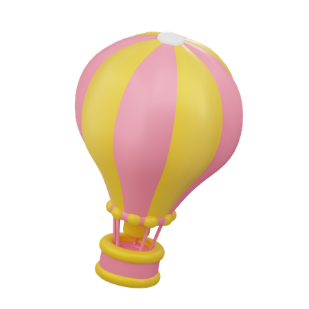Hot Air Balloon  3D Icon
