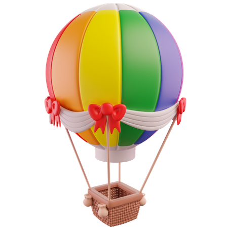 Hot Air Balloon  3D Icon