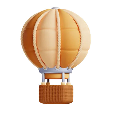 Hot Air Balloon  3D Illustration