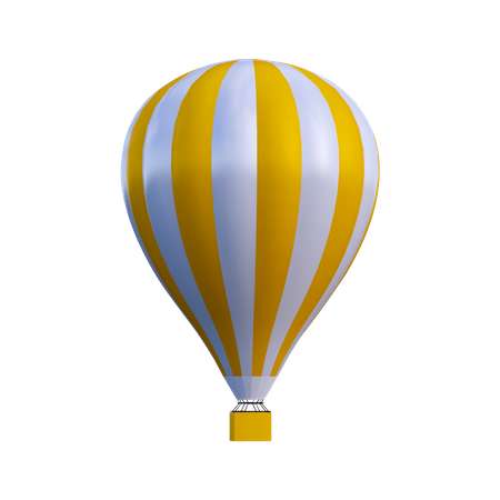 Hot Air Balloon  3D Illustration