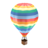 3d for hot-air-balloon