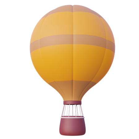 Hot Air Balloon 3D Icon