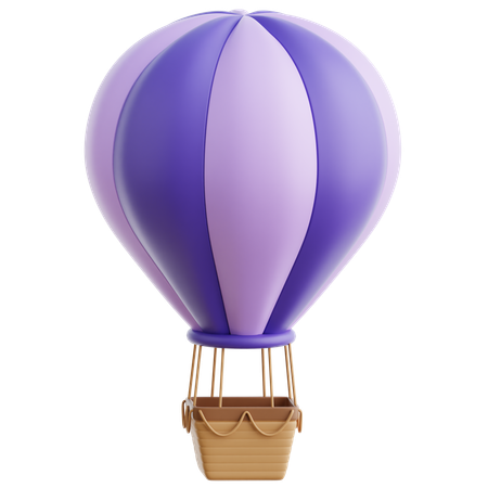 Hot Air Baloon  3D Icon