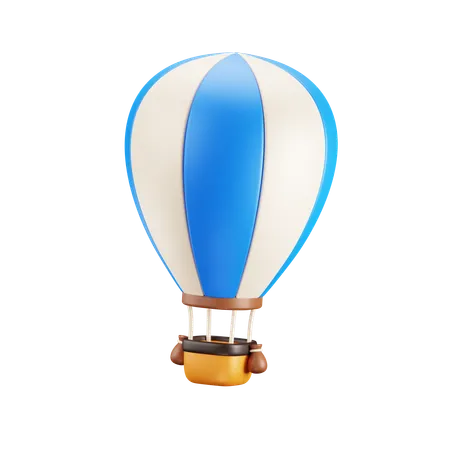 Hot air baloon  3D Icon