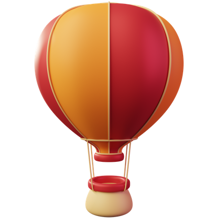 Hot Air Baloon  3D Icon