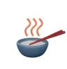 Hot Bowl And Chopsticks