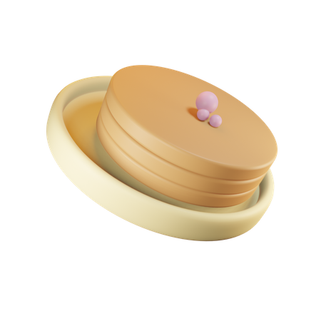 Hot Cake  3D Icon