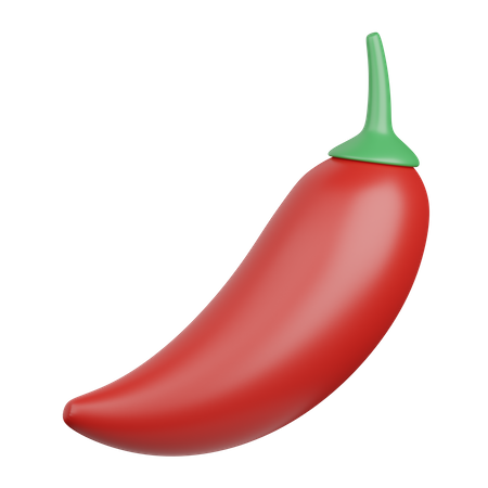 Hot Chili  3D Icon