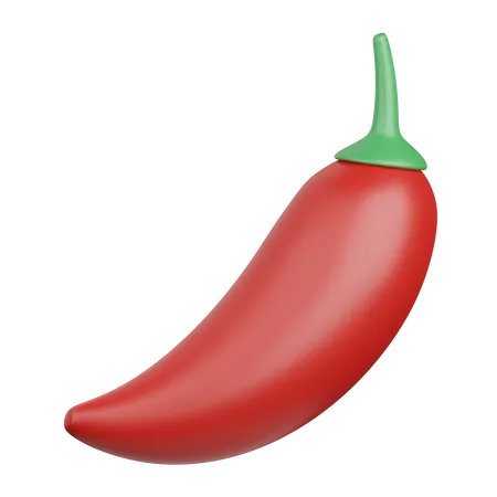 Hot Chili  3D Icon