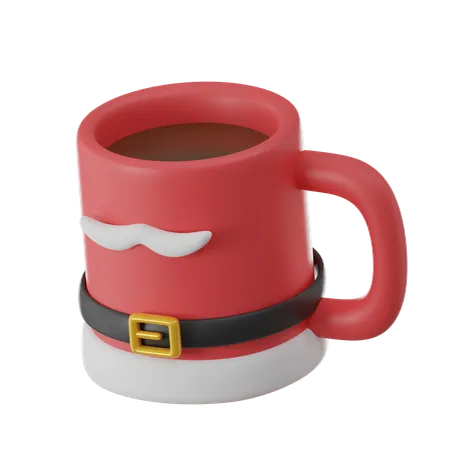 3 D Render Coffee Cup For Chrismas Festival 3D Icon