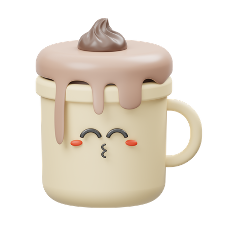 Hot Chocolate  3D Illustration