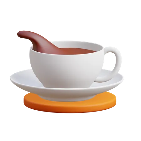 Hot Chocolate 3D Illustration