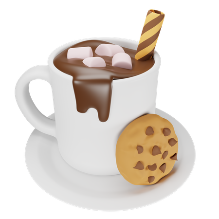 Hot Chocolate 3D Icon