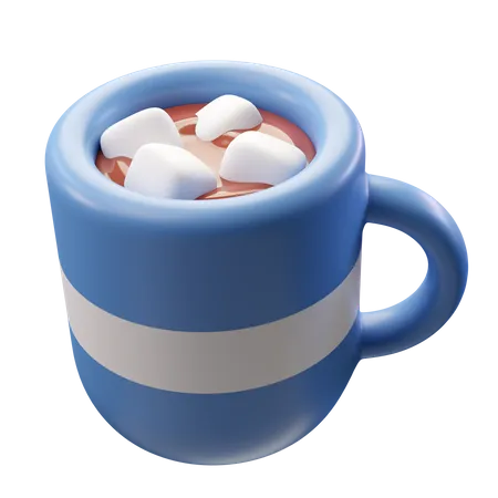 3 D Render Illustration Cup Of Hot Chocolate 3D Icon