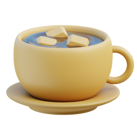 Hot Chocolate Cup  3D Icon