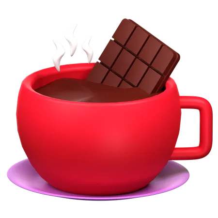 Hot Chocolate Drink 3 D Icon Illustration 3D Icon