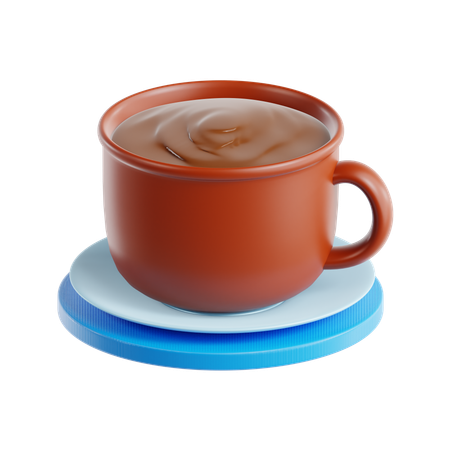 Hot Chocolate Drink  3D Icon