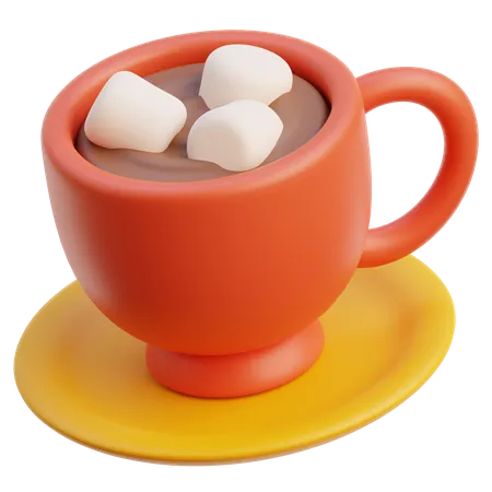 Hot Chocolate Drink  3D Icon