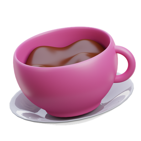 Hot Chocolate Drink  3D Icon