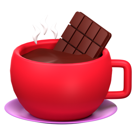 Hot Chocolate Drink  3D Icon