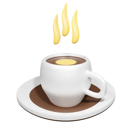 Hot Coffee  3D Icon