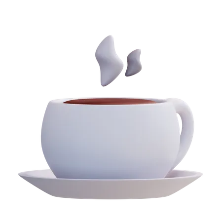 3 D Illustration Hot Coffee 3D Icon