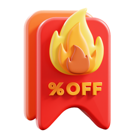 Hot Deal  3D Icon