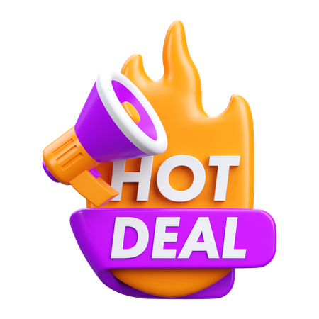 Hot Deal  3D Icon