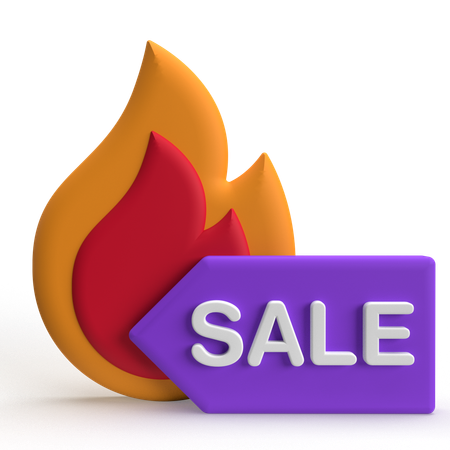 Hot Deal  3D Icon