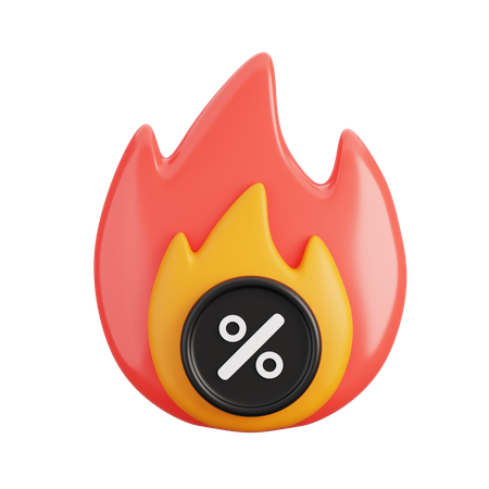 Hot Deal  3D Icon