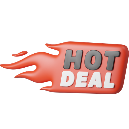 Hot Deal  3D Icon