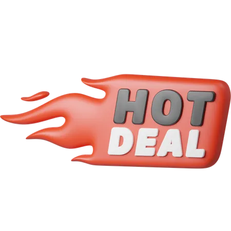 Hot Deal  3D Icon