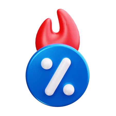 Hot Deal  3D Icon