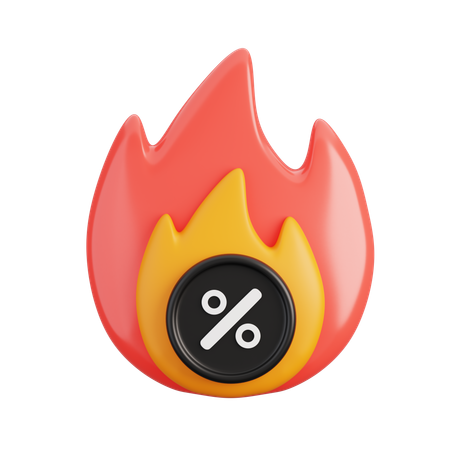 Hot Deal  3D Icon