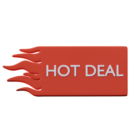 Hot Deal  3D Icon