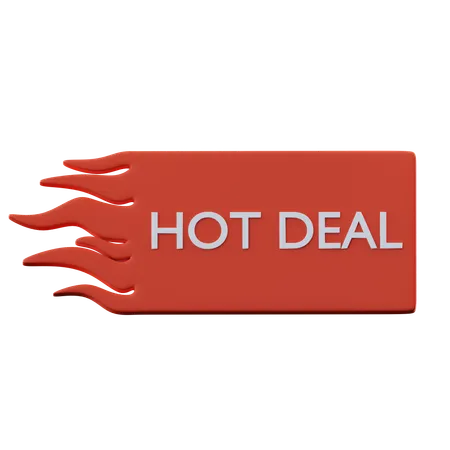 Hot Deal  3D Icon