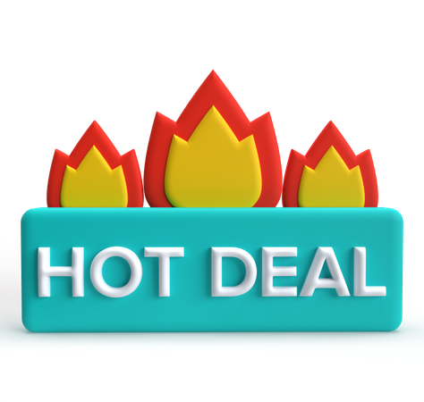 Hot Deal  3D Icon