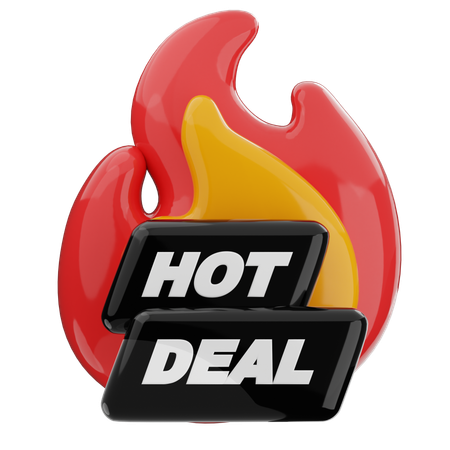 Hot Deal  3D Icon