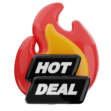 Hot Deal  3D Icon