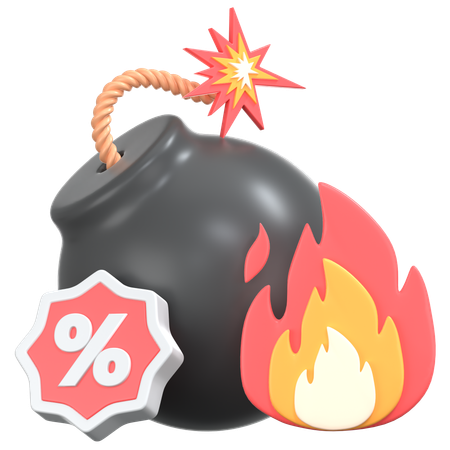 Hot Deal  3D Icon
