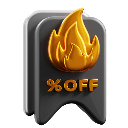 Hot Deal  3D Icon